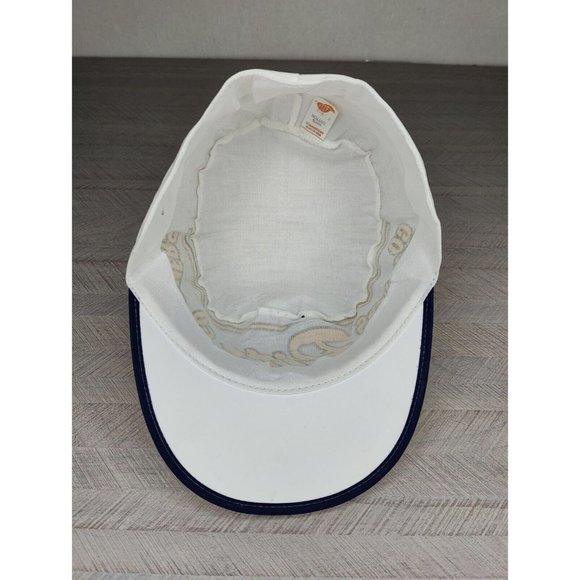 Vintage 80s Pitt Panthers Pittsburgh Painters Cap Hat AJD Size M-L USA Made - Picture 10 of 11